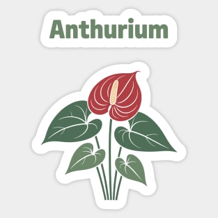 Anthurium Sticker
